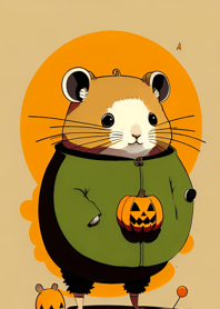 Halloween Hamster 30aB32