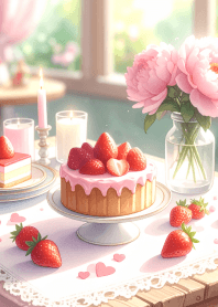 Fun strawberry party!
