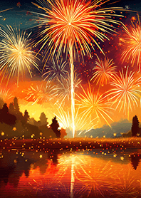 Beautiful Fireworks Theme#575