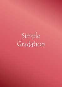 Simple Gradation -GlossyRed Ver2-
