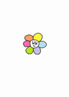 (Happy colorful flower theme 2)