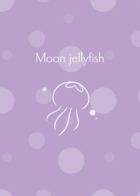 Moon jellyfish (purple) Bubble