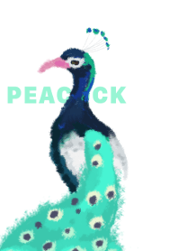 Peacock green