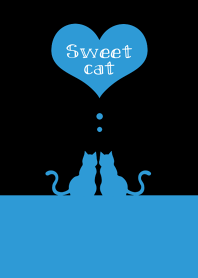 sweet cat 【black&blue】