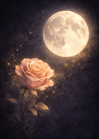 Full Moon & Rose | Fantasy Night