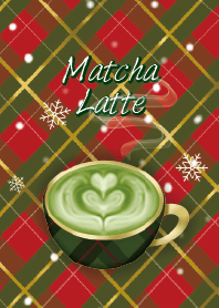 Matcha Latte, Christmas, Tartan Winter 4