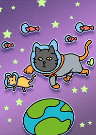 Space cat catches space rat 2