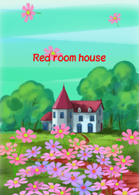 Red roof house