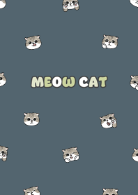 neko head6 / dark steel blue