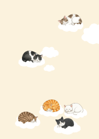 眠っている猫.2