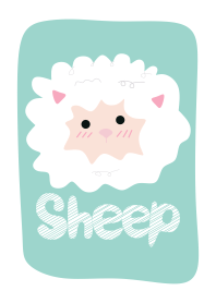 Simple Happy Sheep