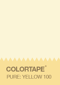 COLORTAPE II PURE-COLOR YELLOW NO.100