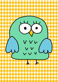 (Happy love mint green Owl theme )