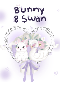 Bunny and swan