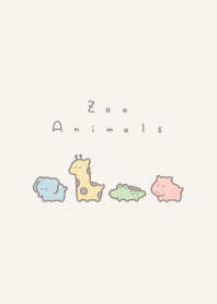 Zoo Animals /LB, pastel