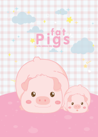 Fat Pigs Scott Cute Pink Lady