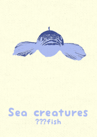 Sea crt ?fish Corn flower blue