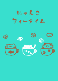 nyanko tea time chocolate mint