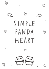 simple Panda heart.
