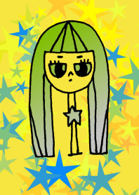 neck lady star shower Y 2