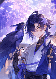 暗黑系の烏鴉帥哥❤️