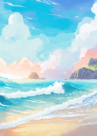 Beautiful real scenery(Summer-790)