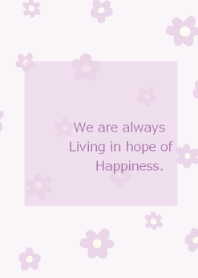 flower pattern/ purple