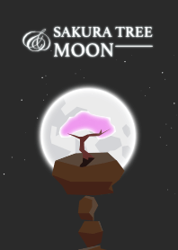 Sakura Tree and Moon