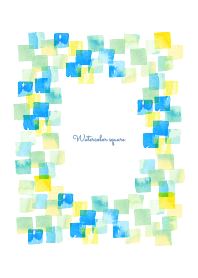 Watercolor square !