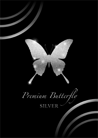 Premium Butterfly -SILVER-
