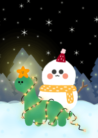 Dino Snow Xmas