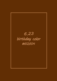 birthday color - June 23