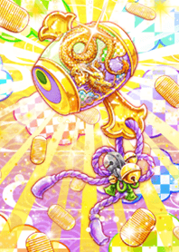 Gold luck Fortune [Gold dragon mallet]