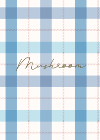 マドラスチェック（ブルー）