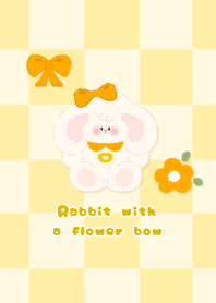 Rabbit with a flower bow2