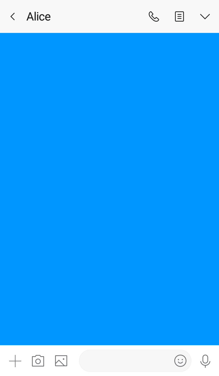 Line クリエイターズ着せかえ シンプル 青と白 No 6 3