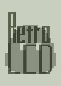レトロな液晶風