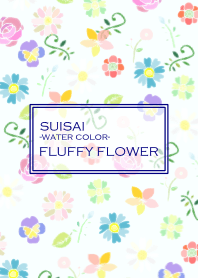 SUISAI -water color- FLUFFY FLOWER