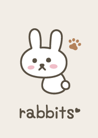 Rabbits*Beige*Pad