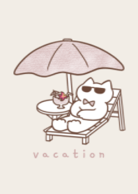 red ribbon cat(vacation)pastel