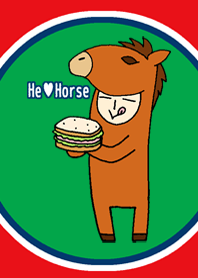 The man who loves horse.