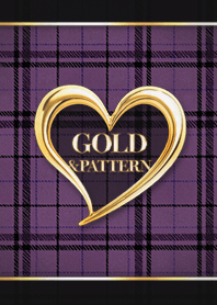 Gold Heart - Plaid  - 01 FD-07