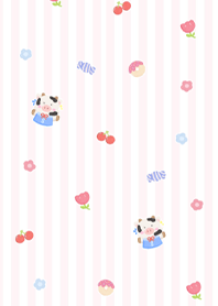 Cute milk cow with sweets 4 (Pp)