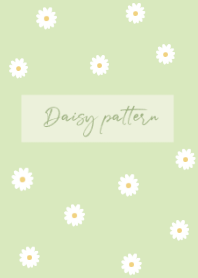 daisy_pattern #natural green
