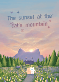 The sunset at the cat's mountain