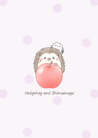 Hedgehog and Shimaenaga -apple- purple 2