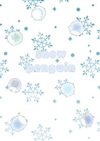 Snow penguin