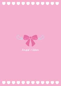 simple angel heart Theme Ribbon 08