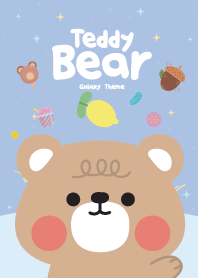 Teddy Bear Cutie Galaxy Blue