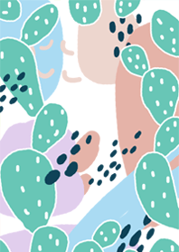 blue cactus